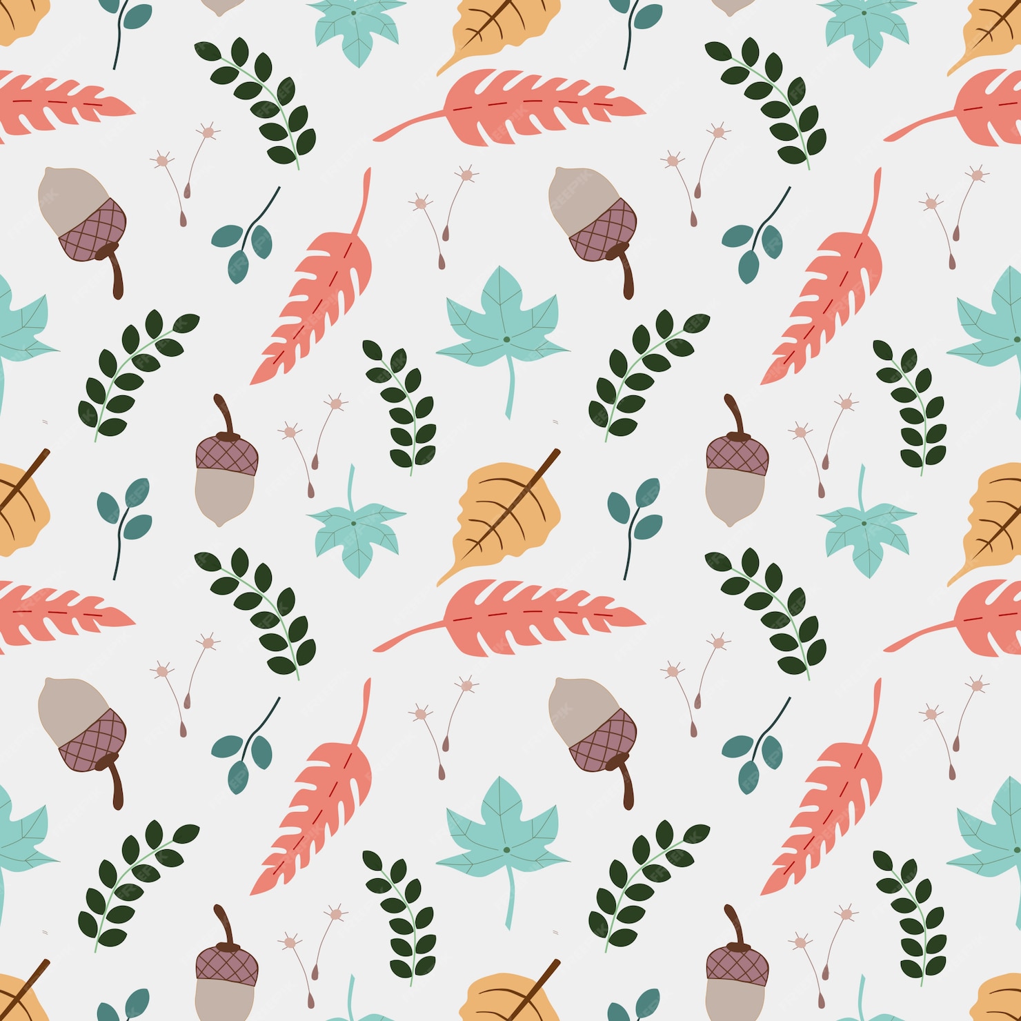 Premium Vector | Colorful forest background