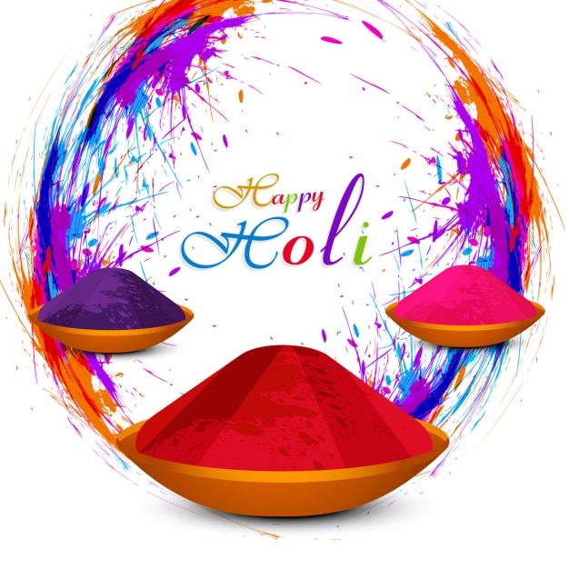 Free Vector | Colorful holi background