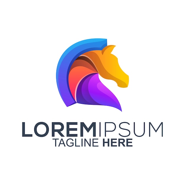 Download Free Colorful Horse Logo Design Vector Premium Vector Use our free logo maker to create a logo and build your brand. Put your logo on business cards, promotional products, or your website for brand visibility.