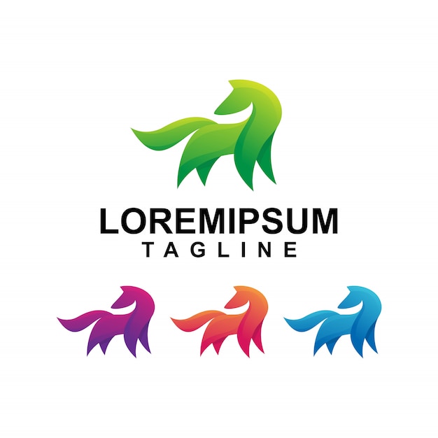 Download Free Colorful Horse Logo Premium Vector Use our free logo maker to create a logo and build your brand. Put your logo on business cards, promotional products, or your website for brand visibility.