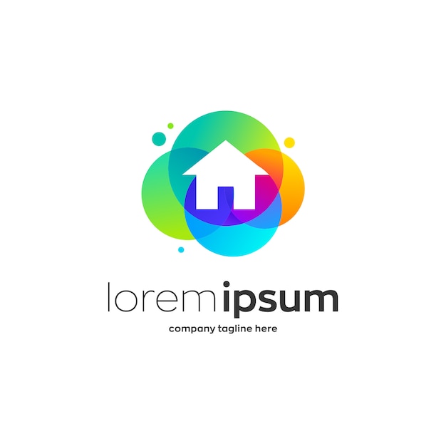 Download Free Colorful House Premium Logo Template Premium Vector Use our free logo maker to create a logo and build your brand. Put your logo on business cards, promotional products, or your website for brand visibility.
