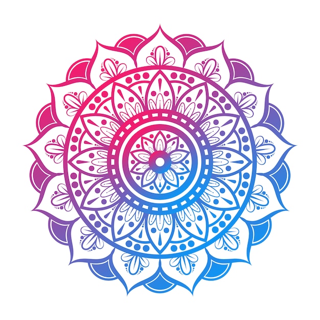 Premium Vector | Colorful indian mandala