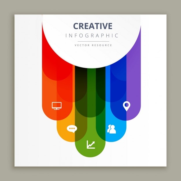 Download Free Vector | Colorful infographic creative elements