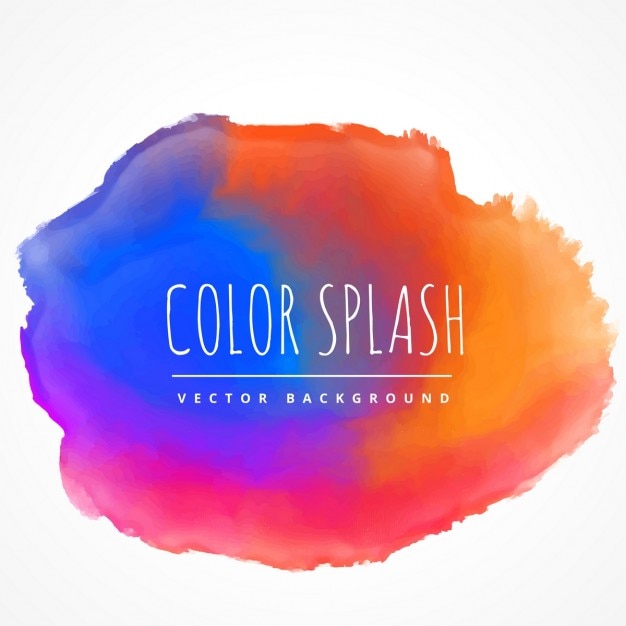 Colorful Ink Splash Vector Free Download 