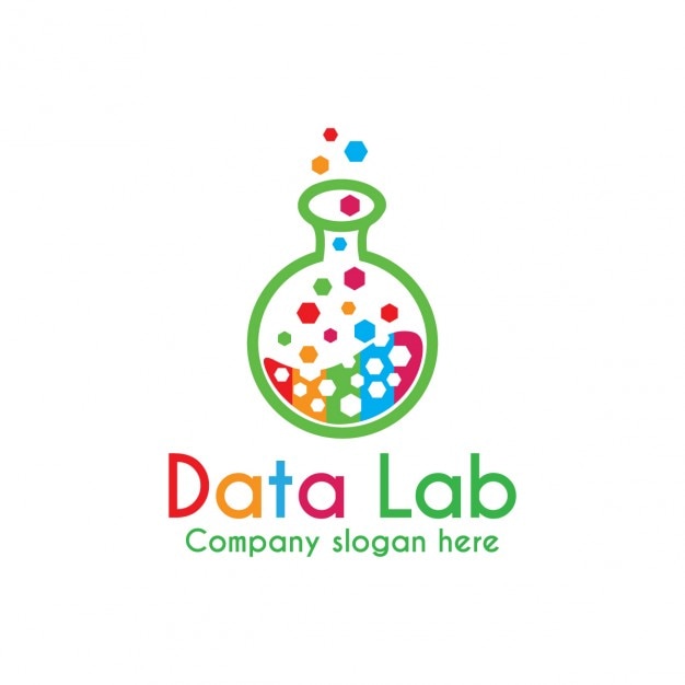 Free Vector | Colorful lab logo