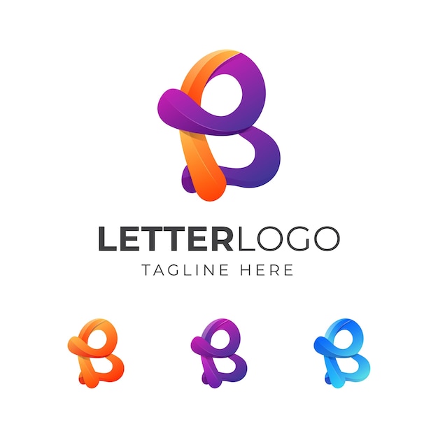 Premium Vector | Colorful Letter B Logo Design