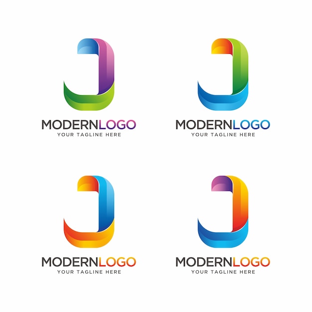 Download Free Colorful Letter J Logo Design Premium Vector Use our free logo maker to create a logo and build your brand. Put your logo on business cards, promotional products, or your website for brand visibility.
