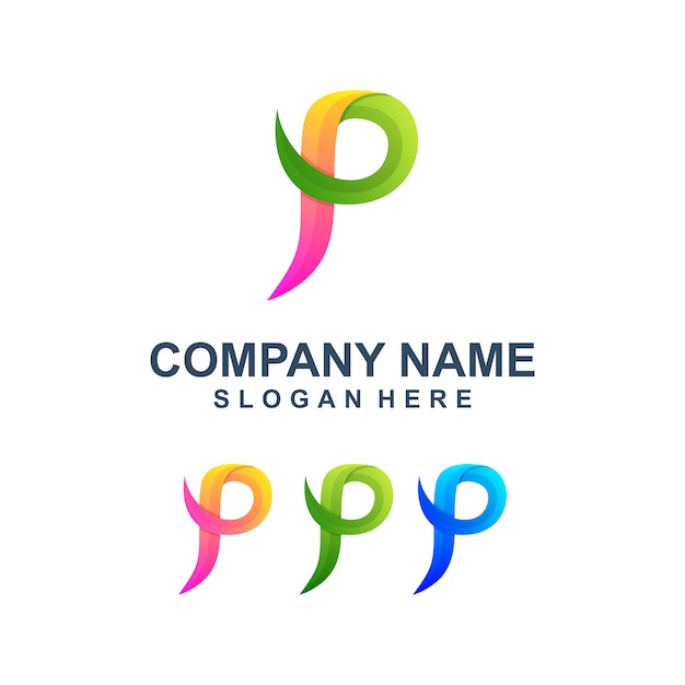 Download Free Colorful Letter P Logo Premium Vector Use our free logo maker to create a logo and build your brand. Put your logo on business cards, promotional products, or your website for brand visibility.