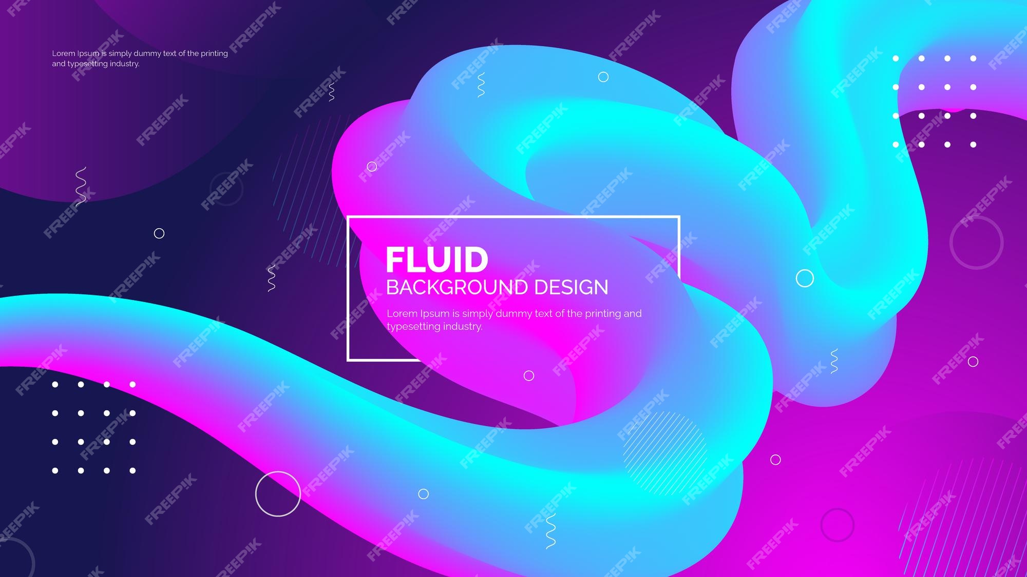 Premium Vector | Colorful liquid fluid background design