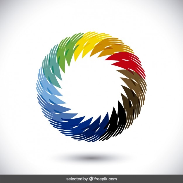 Download Free Colorful Logo Made With Hand Silhouettes Free Vector Use our free logo maker to create a logo and build your brand. Put your logo on business cards, promotional products, or your website for brand visibility.