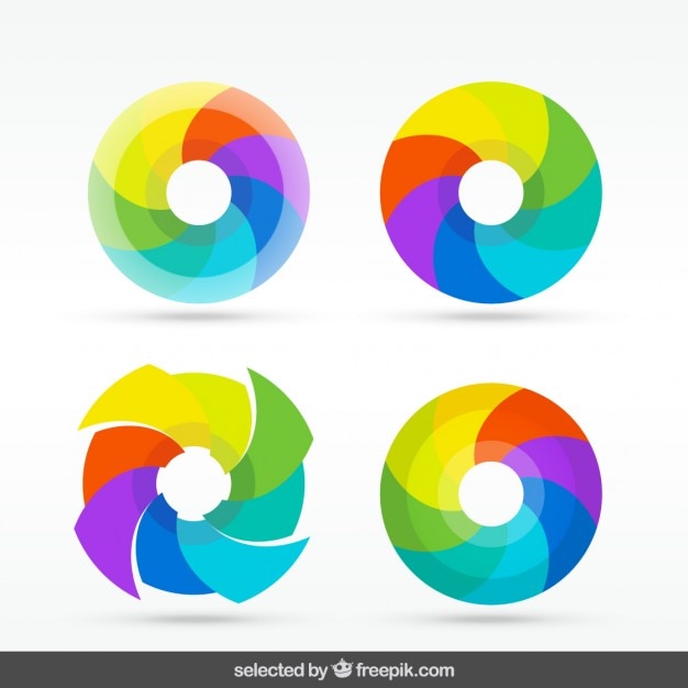 Free Vector | Colorful logos collection