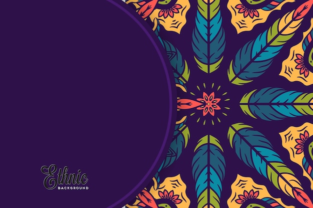 Download Free Vector | Colorful mandala background template