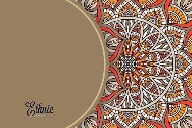 Download Free Vector | Colorful mandala background template