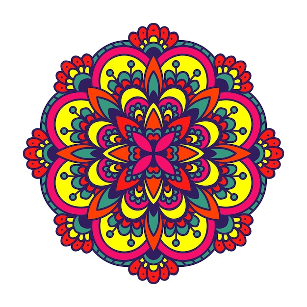 Premium Vector | Colorful mandala