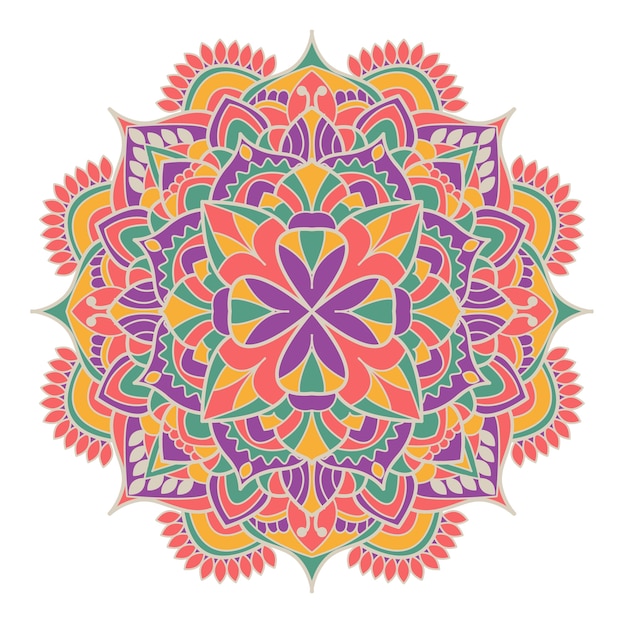 Premium Vector | Colorful mandala