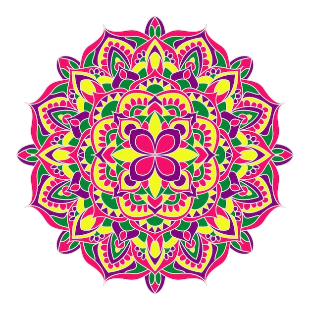 Premium Vector | Colorful mandala