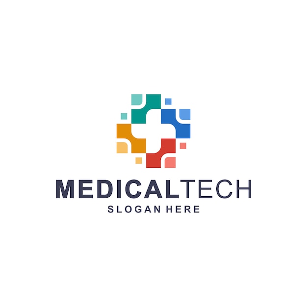 Download Free Colorful Medical Technology Logo Template Premium Vector Use our free logo maker to create a logo and build your brand. Put your logo on business cards, promotional products, or your website for brand visibility.
