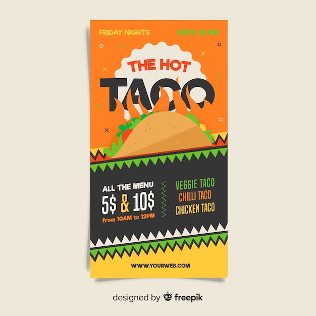 taco flyer template free hq printable documents