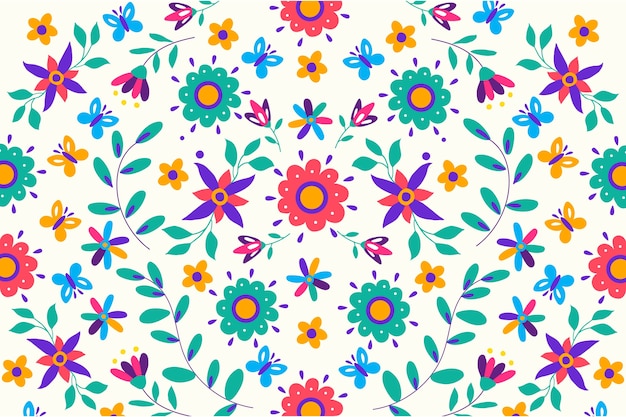 Free Vector | Colorful mexican screensaver