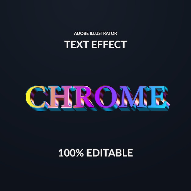Download Colorful modern gradient chrome metallic serif font text effect for techno and glossy | Premium ...
