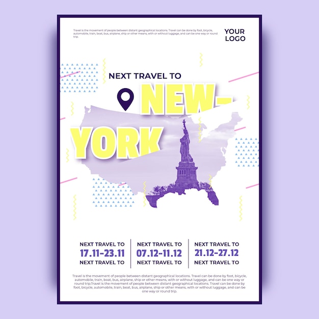 Download Free Download This Free Vector Colorful New York Travel Poster Use our free logo maker to create a logo and build your brand. Put your logo on business cards, promotional products, or your website for brand visibility.