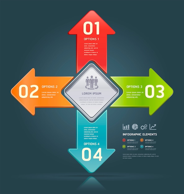 numbers infographic design