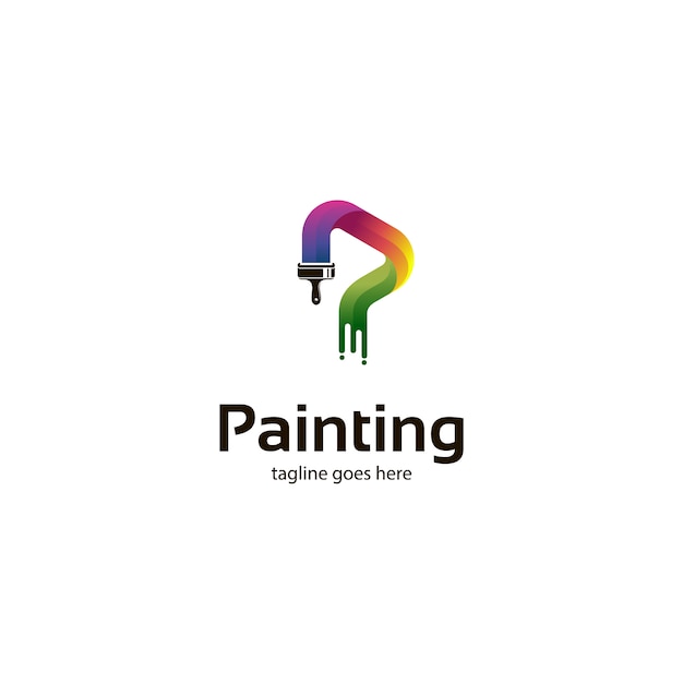 Download Free Colorful Painting With Paint Brush Logo Premium Vector Use our free logo maker to create a logo and build your brand. Put your logo on business cards, promotional products, or your website for brand visibility.