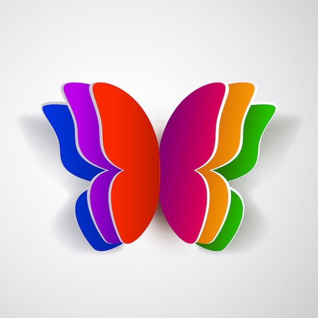 Download Free Colorful Paper Butterfly Premium Vector Use our free logo maker to create a logo and build your brand. Put your logo on business cards, promotional products, or your website for brand visibility.