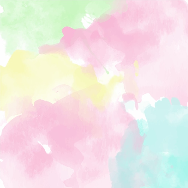 Premium Vector | Colorful pastel watercolor background