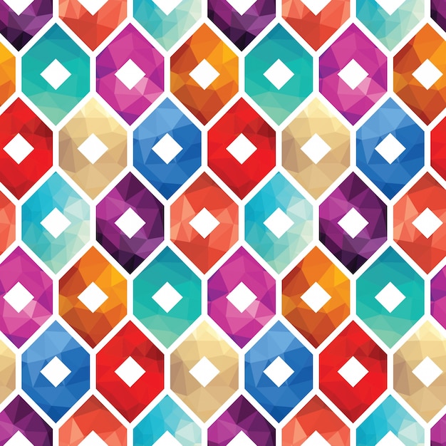 Free Vector Colorful Pattern Background