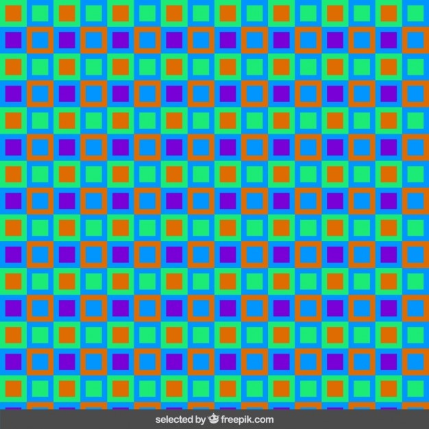 Free Vector | Colorful pattern made with squares