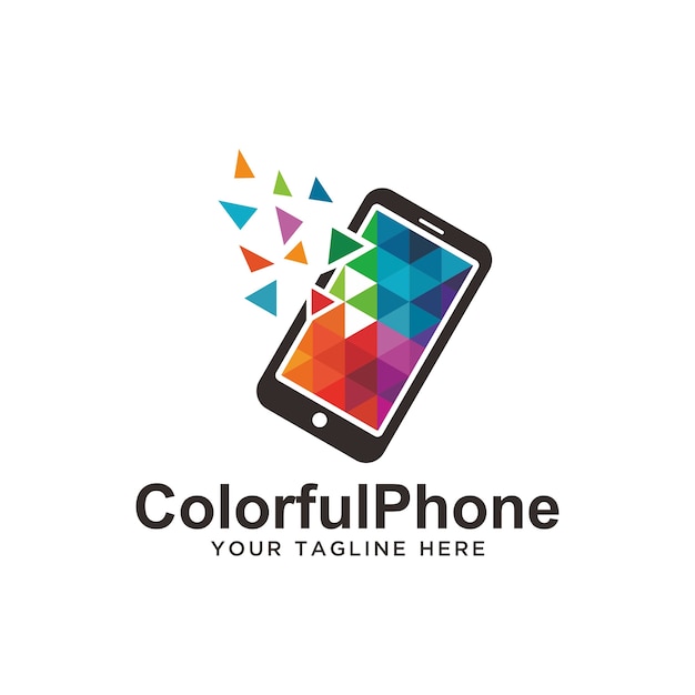 Download Free Colorful Phone Logo Premium Vector Use our free logo maker to create a logo and build your brand. Put your logo on business cards, promotional products, or your website for brand visibility.