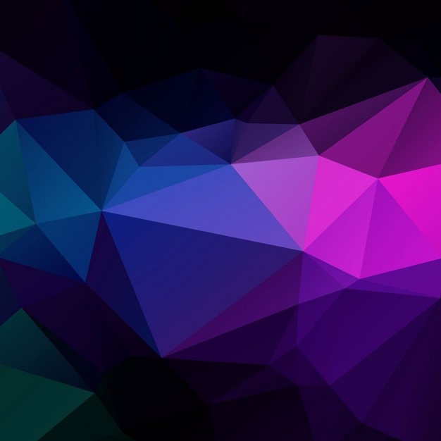 Free Vector Colorful polygonal background 