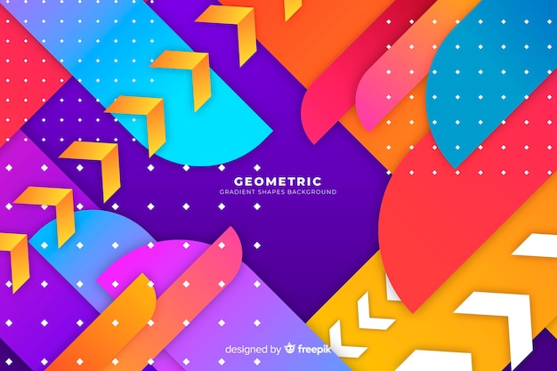 Colorful polygonal background Vector | Free Download