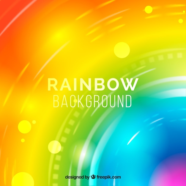 Free Vector | Colorful rainbow background