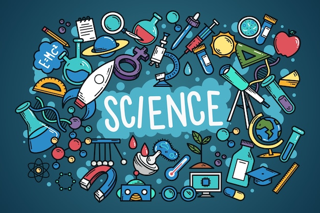 Colourful Science Education Background