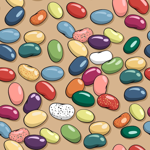 colorful-seamless-pattern-with-hand-drawn-jelly-bean-premium-vector