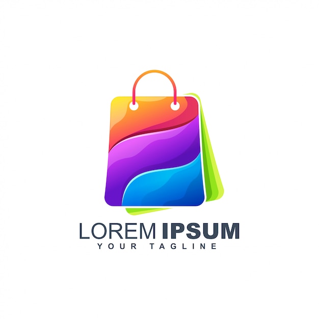 Download Free Colorful Shopping Bag Abstract Logo Design Template Premium Vector Use our free logo maker to create a logo and build your brand. Put your logo on business cards, promotional products, or your website for brand visibility.