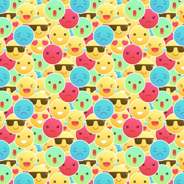 free-vector-colorful-smile-emoticons-pattern