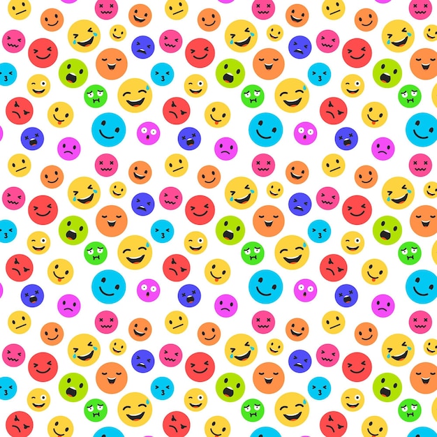 free-vector-colorful-smile-emoticons-pattern