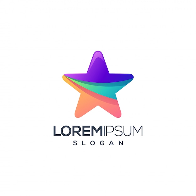 Download Free Colorful Star Logo Design Premium Vector Use our free logo maker to create a logo and build your brand. Put your logo on business cards, promotional products, or your website for brand visibility.