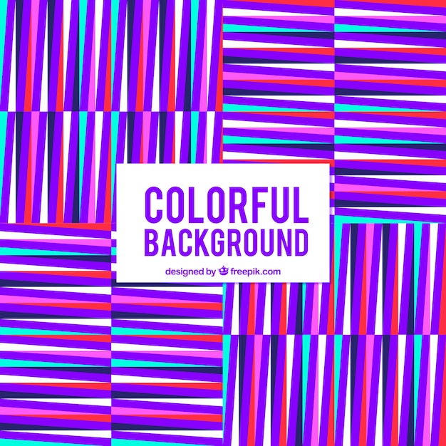 Colorful striped background