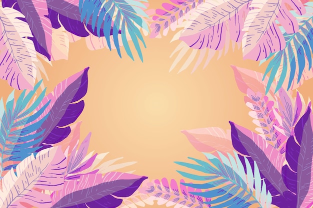 Free Vector | Colorful summer background for zoom