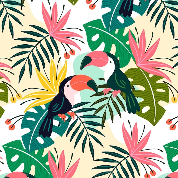 Colorful summer pattern | Free Vector