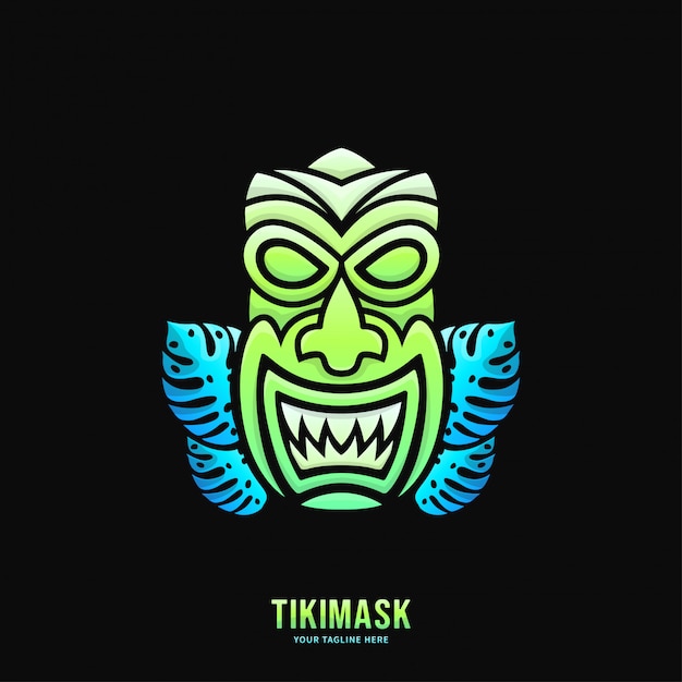 Download Free Colorful Tiki Mask Logo Premium Vector Use our free logo maker to create a logo and build your brand. Put your logo on business cards, promotional products, or your website for brand visibility.