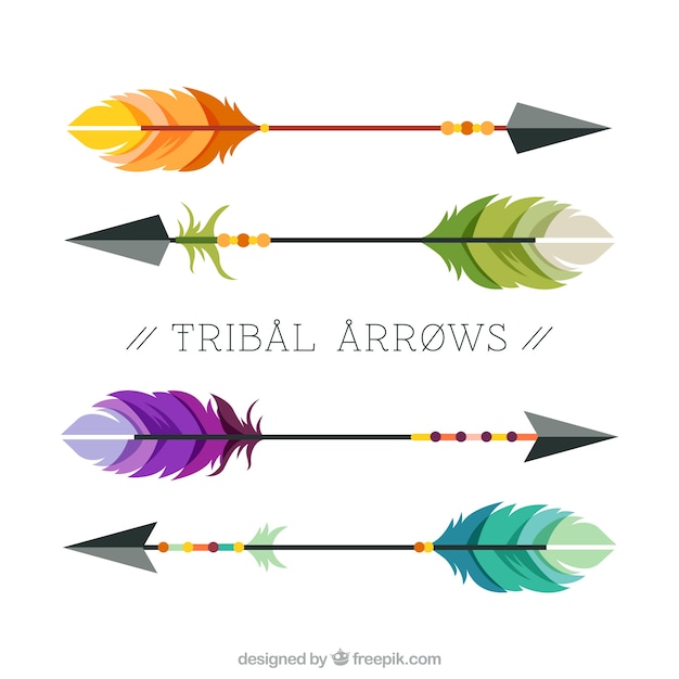 Download Colorful tribal arrows | Free Vector