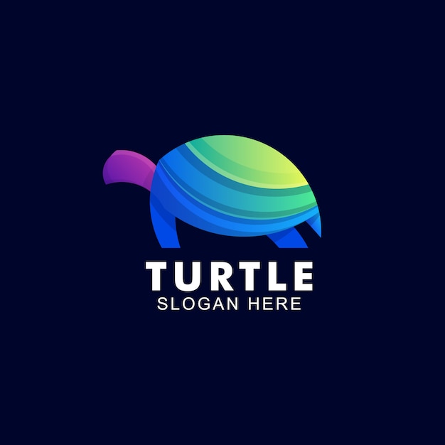 Colorful Turtle Logo 