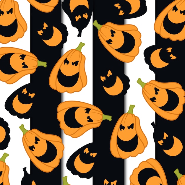 Download Colorful vector halloween pattern background | Premium Vector