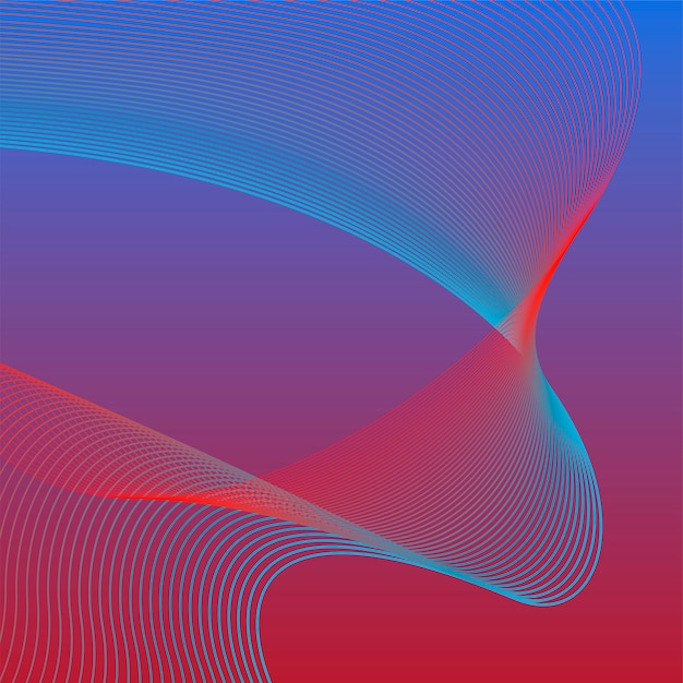 Download Colorful vibrant 3d wave graphic | Free Vector