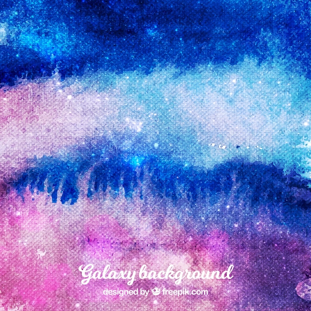 Galaxy Colorful Paint Background